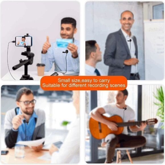 NWT Comica Audio SIG.LAV V05 MI Omnidirectional Lavalier Microphone with Gain an - Picture 6 of 13